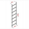 FIXED Vertical Access Ladders - Ladder dimensions