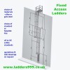 Vertical Fixed Ladder CAD drawing