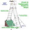 Climb-It TELESCOPIC Platform Steps EN131 Professional