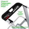 Climb-It TELESCOPIC Platform Steps EN131 Professional