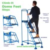Climb-It DOME FEET Mobile Steps