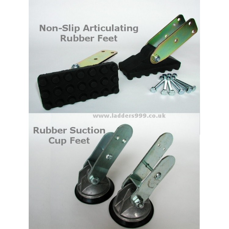 Replacement Rubber Cups ONLY for Ladder Safety Rubber Suction Feet Pair 