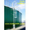 FIXED Vertical Ladders - Ladder with Hoops for ROOF TOP ACCESS