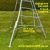 Highgrove DELUXE Tripod Ladders - all 3 legs adjustable