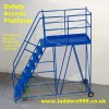 Safety Access Platform with solid rails 3 sides