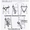 Ladderbelt & Ladderbelt K attachment to ladder