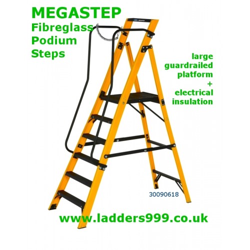 MEGASTEP Glassfibre Podium Steps