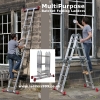 Multipurpose Ratchet Ladder 12-in 1 with Platform