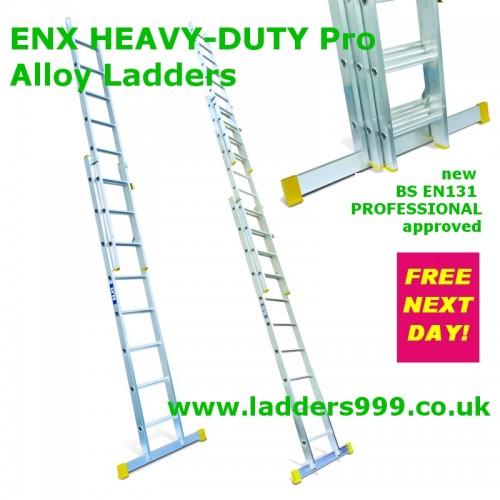 ENX Heavy Duty EN131 Professional Alloy Ladder 