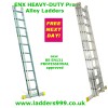 ENX Heavy Duty EN131 Professional Alloy Ladder 