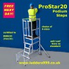 PROSTAR20 Podium Steps - BS8620 kitemarked