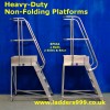 Heavy Duty NON-FOLDING Alloy Platforms