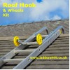 Roof Hook and Wheels Kit turns you ladder into a Roof Ladder - easily, quickly, cheaply!