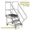 Stainless Steel Mobile Steps - SP range