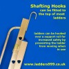 Shafting Hooks fit to top of most ladders