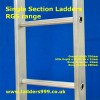 SINGLE Section Alloy Ladders