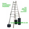 Hymer Stairway Adjustable Stepladder