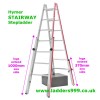 Hymer Stairway Adjustable Stepladder