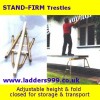 STAND-FIRM Adjustable Height Trestles