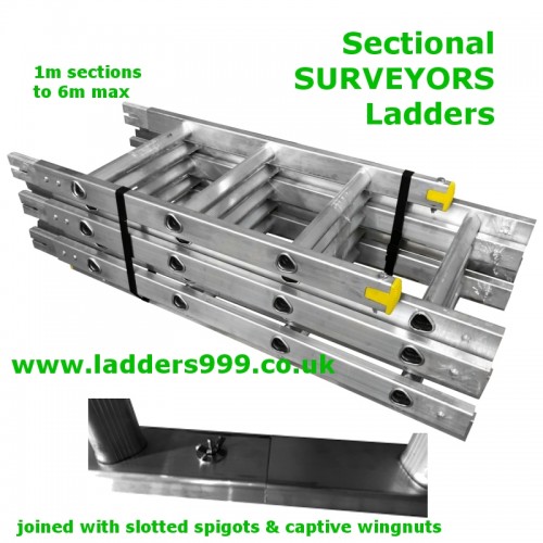 Sectional SURVEYORS Ladders