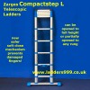 Zarges COMPACTSTEP L Telescopic Ladders - EN131 Professional