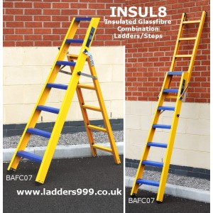 "Insul8" Glassfibre (GRP) Combination Ladder & Stepladder