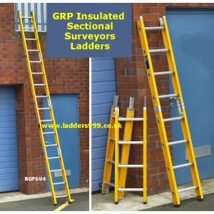 Glassfibre Insulated Sectional SURVEYORS Ladders