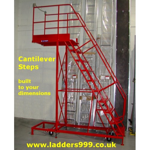 Bespoke Cantilever Mobile Steps