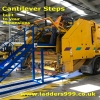 Bespoke Cantilever Mobile Steps