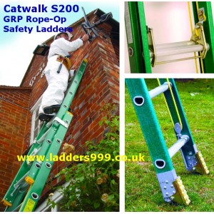 Catwalk S200 Glassfibre (GRP) Safety Ladders - ** DISCONTINUED**