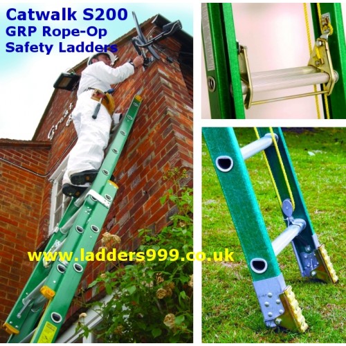 Catwalk S200 Glassfibre (GRP) Safety Ladders - ** DISCONTINUED**