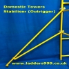 Optional Outriggers/Stabilisers - clamp to uprights for greater safety