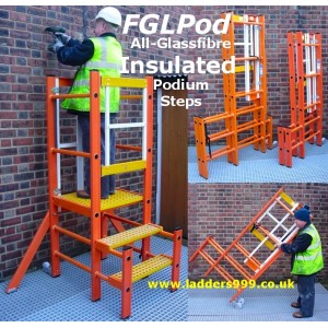 FGLPod All-Glassfibre Insulated Podium Steps