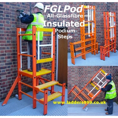 FGLPod All-Glassfibre Insulated Podium Steps