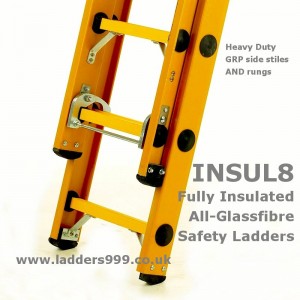 "Insul8"  ALL-GLASSFIBRE Safety Ladders