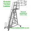 Krause Tanker Ladder - Round Guardrail