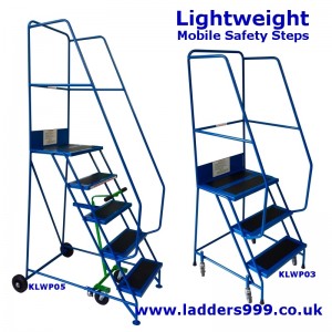 LIGHTWEIGHT Steel Mobile Safety Steps 