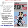 CLICK'n'CLIMB PRO 3.8m Telescopic Ladder