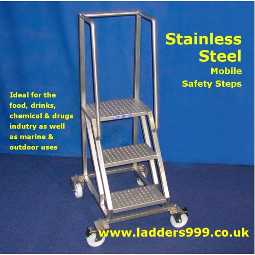Stainless Steel Mobile Safety Steps