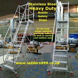 STAINLESS Steel Heavy Duty Steps & Stairs - PK range