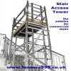 STAIR ACCESS TOWER Industrial Alloy Stairwell Scaffold