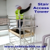 STAIR ACCESS TOWER Industrial Alloy Stairwell Scaffold