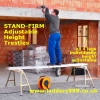 STAND-FIRM Adjustable Height Trestles