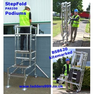 StepFold Podium Steps - BS8620 kitemarked