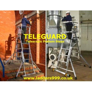 TELEGUARD Alloy Telescopic Podium Steps