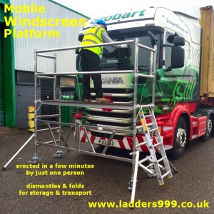 Mobile WINDSCREEN Platforms