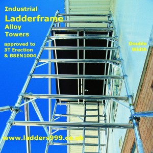 ET Ladderframe Alloy Towers - Double Width by Ladders999