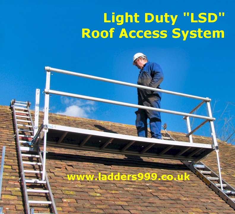 Roof platform ladder deals
